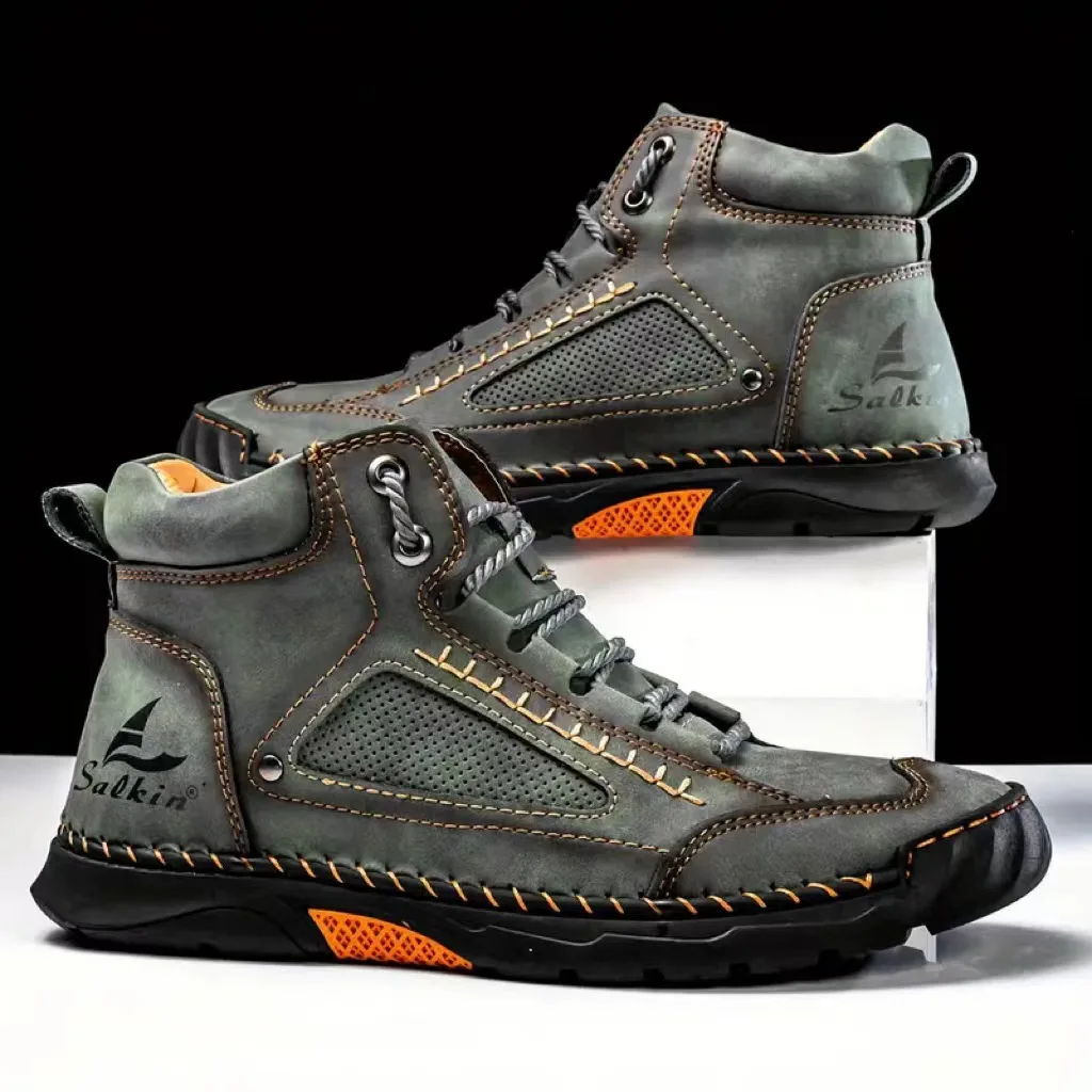 Men Shoes 2026 - Stivali da Uomo Cuciti a Mano,