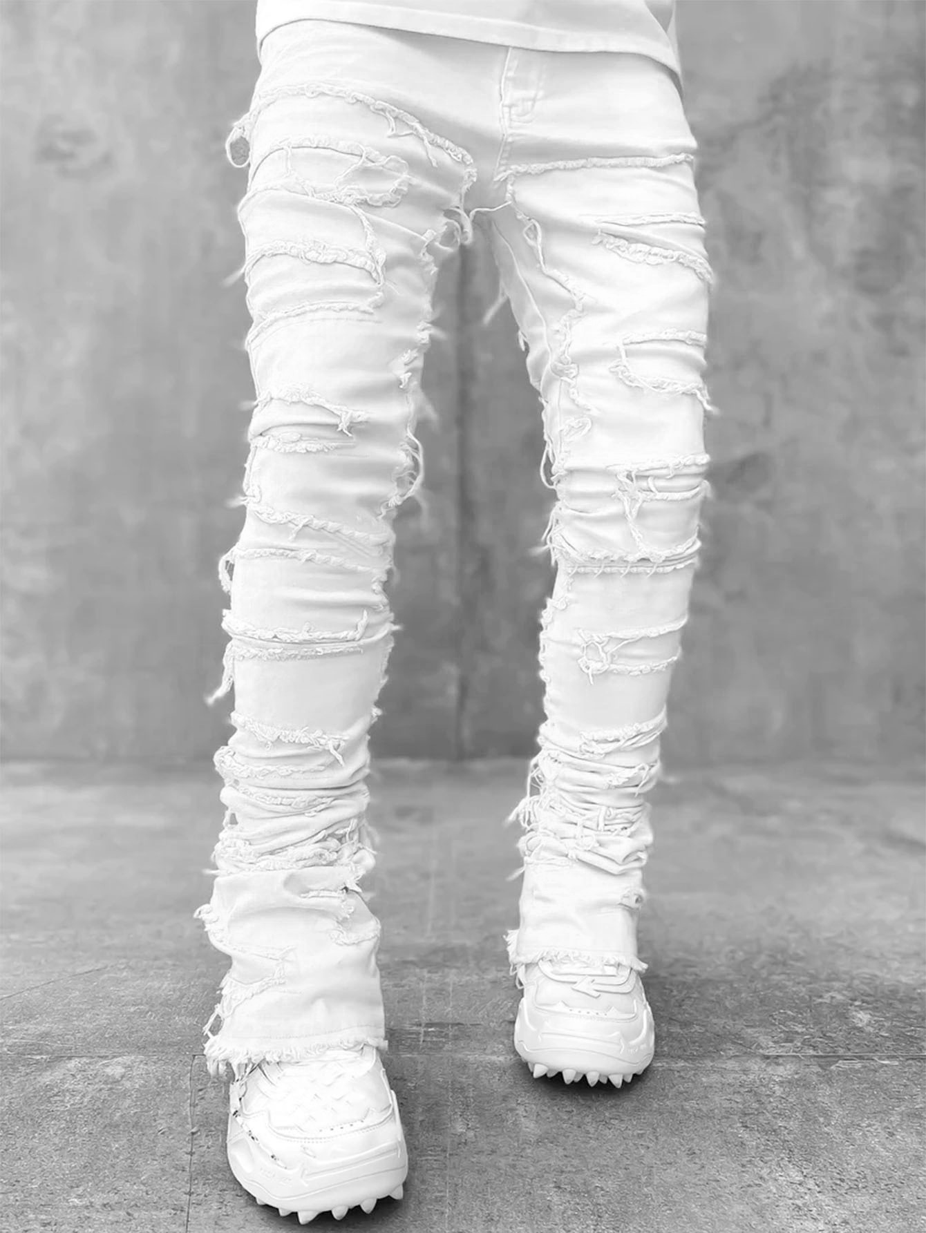 Men'S Shoes With Jeans - Nuovi pantaloni da lavoro jeans moda