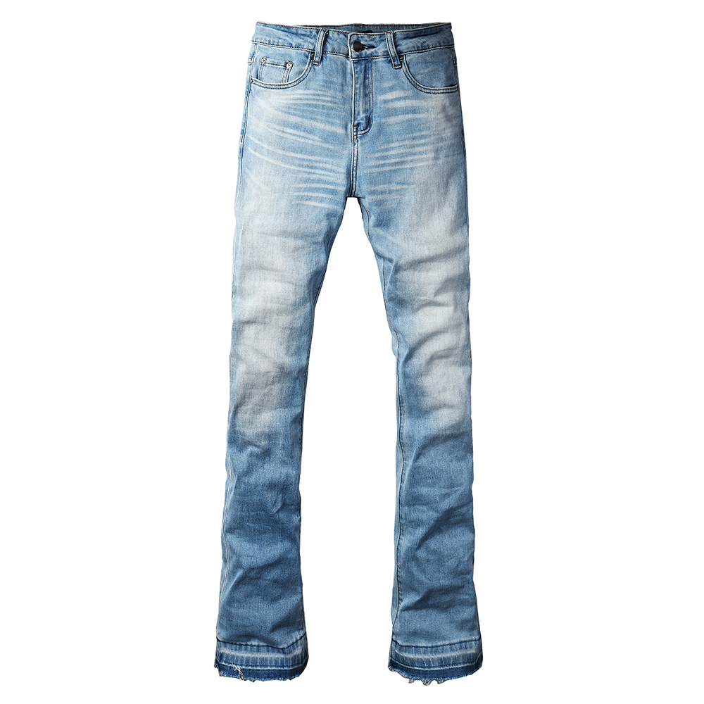 Men Shoes Jeans - Jeans Bootcut Azzurri da Uomo, Pantaloni