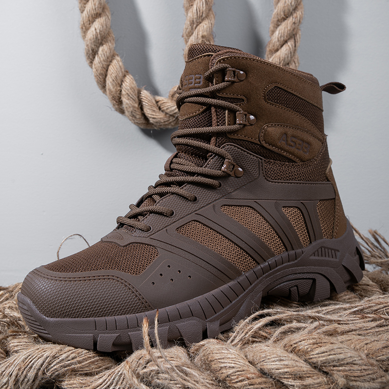 Hiking Boot Waterproof - Stivali tattici da uomo Stringati Deserto