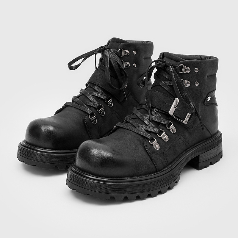Men Shoes Brands - Stivali in pelle da uomo di