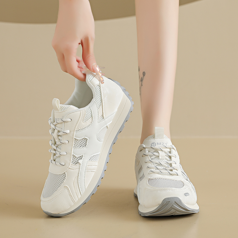 Mesh Trainer Breathable - Nuove Sneakers Casual Bianche da Donna