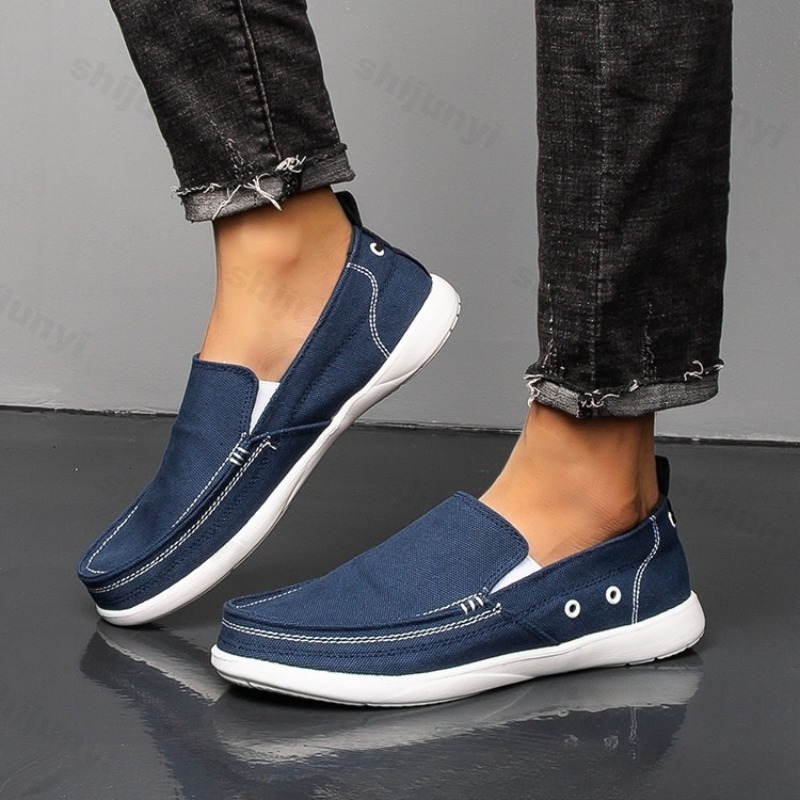 Loafer Slip On Men - Autunno Uomo Scarpe Casual di Tela