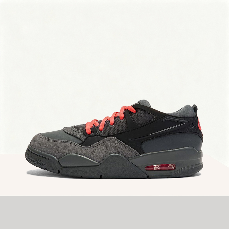Men Shoes Jordan 4 - Scarpe casual basse nere da donna