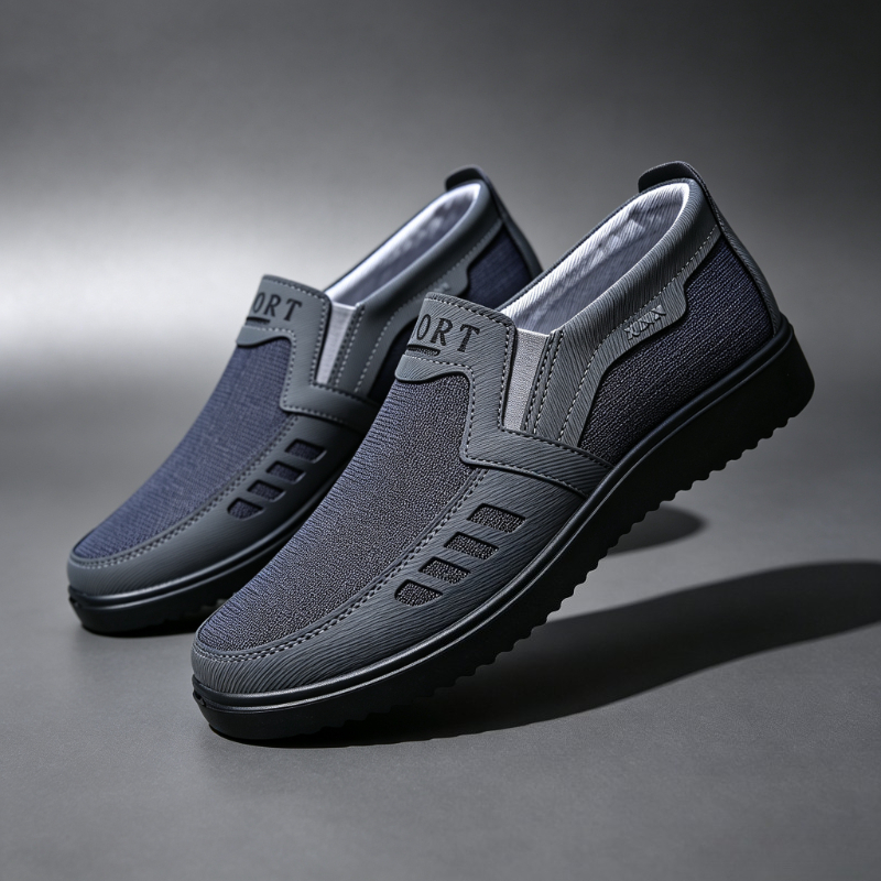 Loafer Slip On Men - Mocassini da Uomo in Tela Slip-On