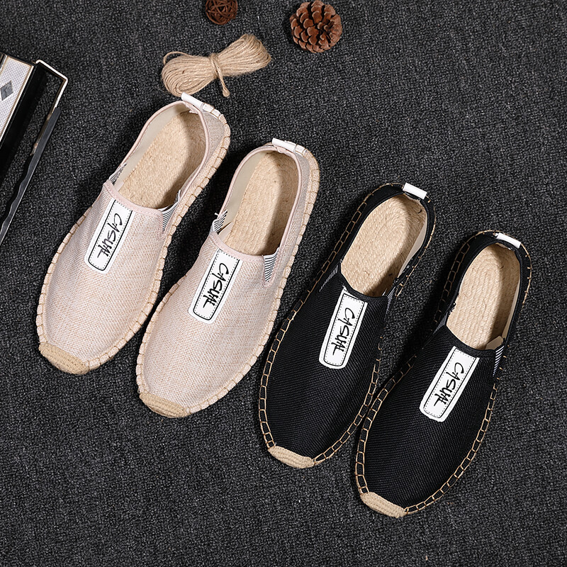 Loafer Slip On Men - Scarpe Casual da Uomo in Lino,