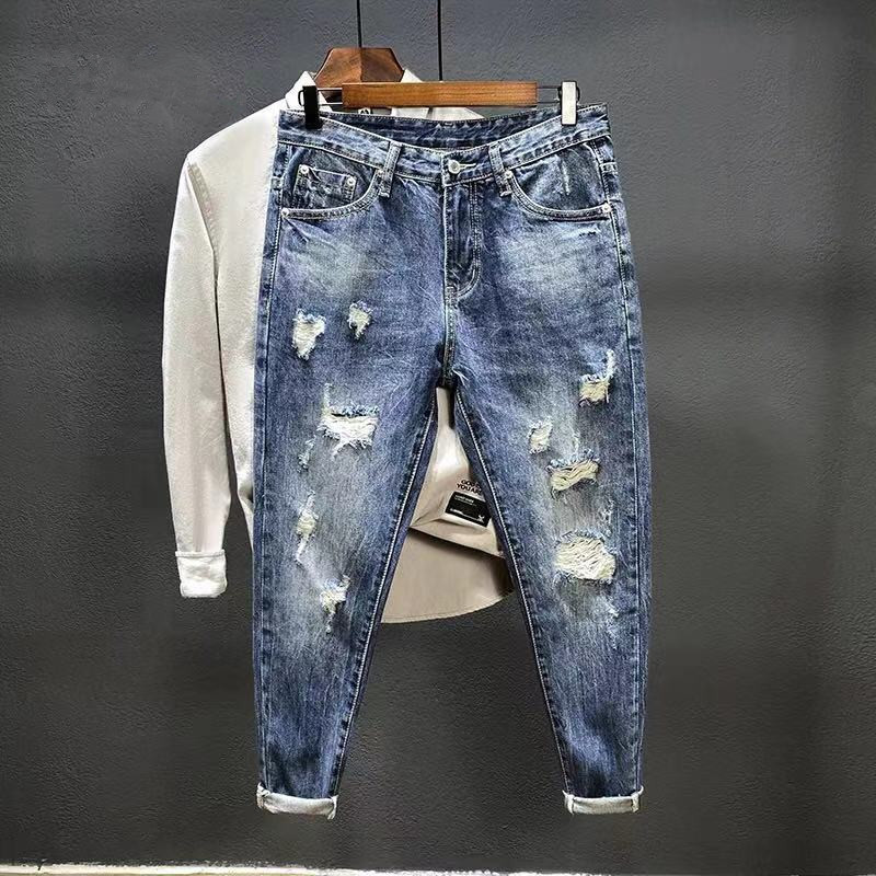 Jeans a nove punte con fori pe - Men'S Shoes With Jeans recensione e prezzo