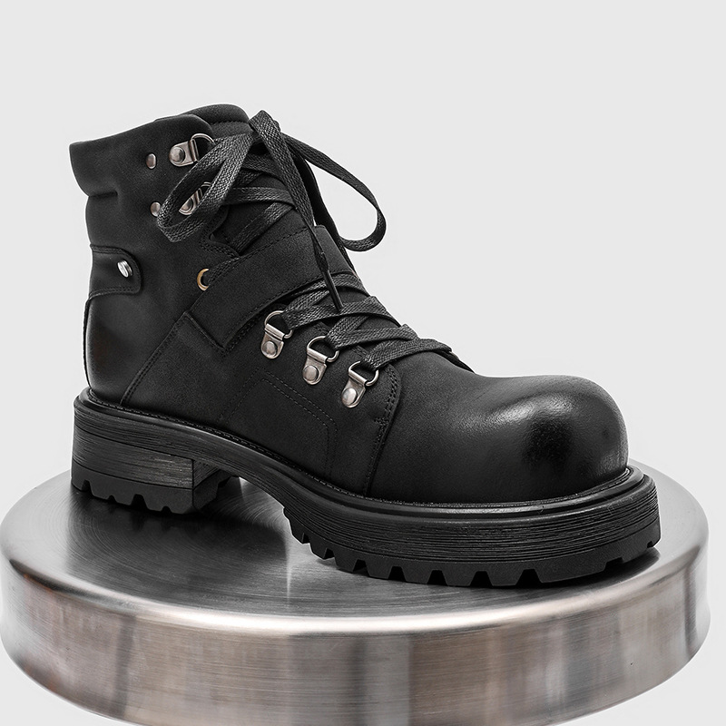 Stivali in pelle da uomo di ma - Men Shoes Brands recensione e prezzo