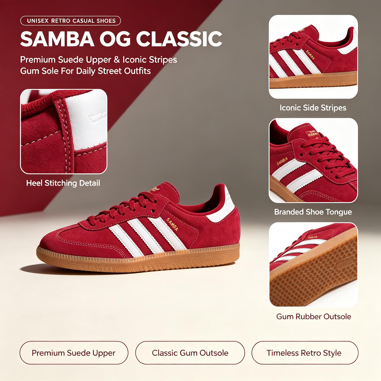 Adidas Originale SAMBA OG KJ27 - Adidas Shoes Samba recensione e prezzo