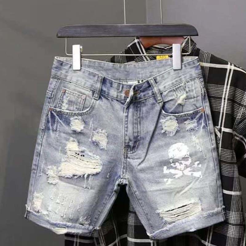 Jeans corti strappati elastici - Men'S Shoes With Jeans recensione e prezzo